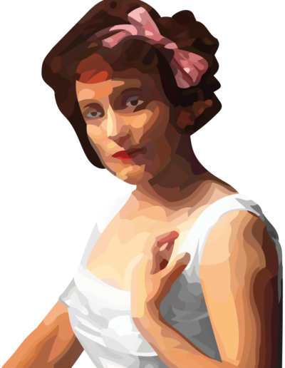 Annette Kellermann qui pose pour une photo