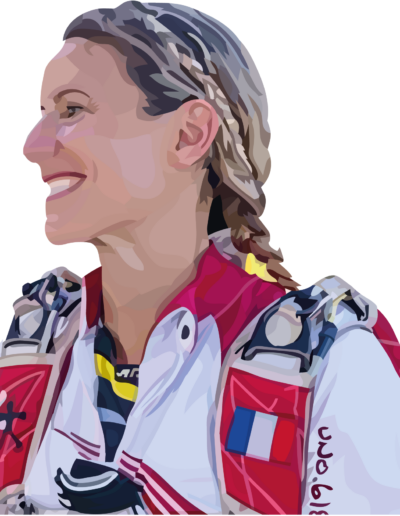 Karine Joly en train de sourire