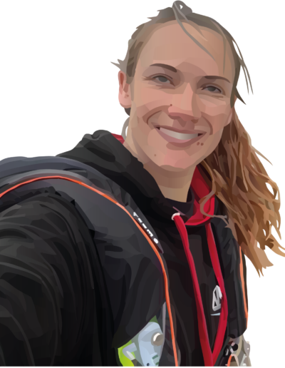 Laura Dekker qui sourit