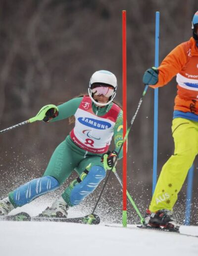 Melissa Perrine en ski