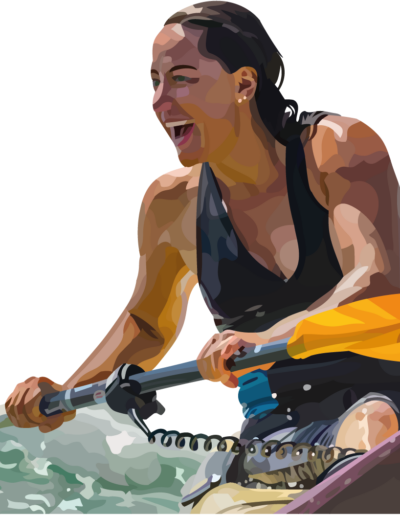 Alana Nichols qui surf