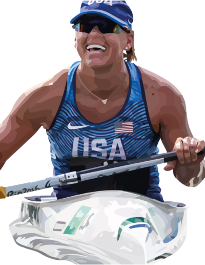 Alana Nichols dans son kayak