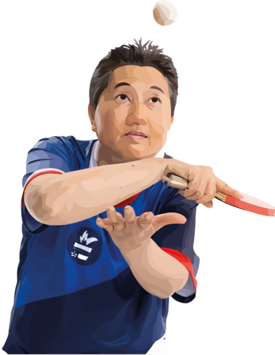 Thu Kamkasomphou qui prépare son service