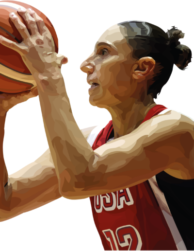 Diana Taurasi qui tire
