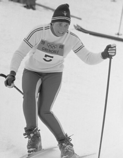 Marielle Goitschel en ski