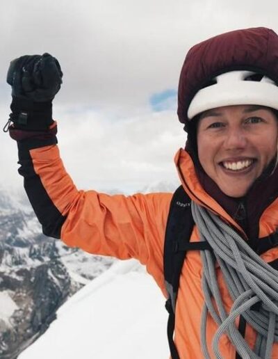 Laura Dahlmeier en pleine ascension