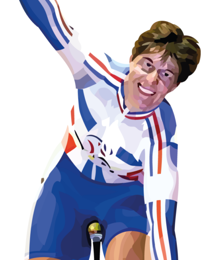 Félicia Ballanger qui fait son tour d'honneur
