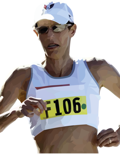 Marla Runyan qui court