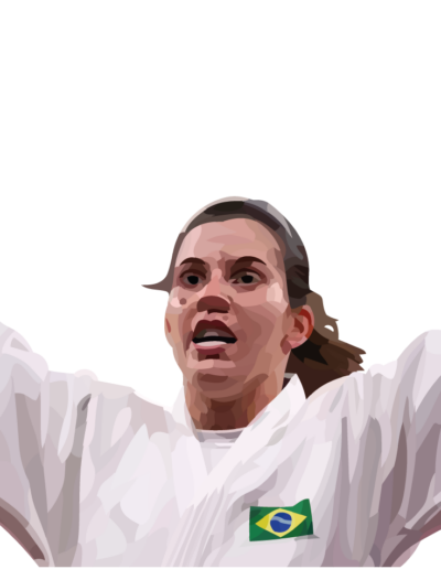 Alana Maldonado célébrant sa victoire