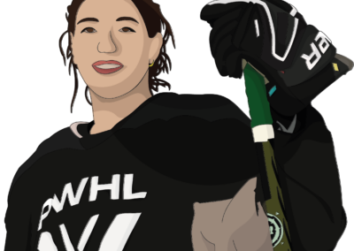 Hilary Knight en tenue PWHL